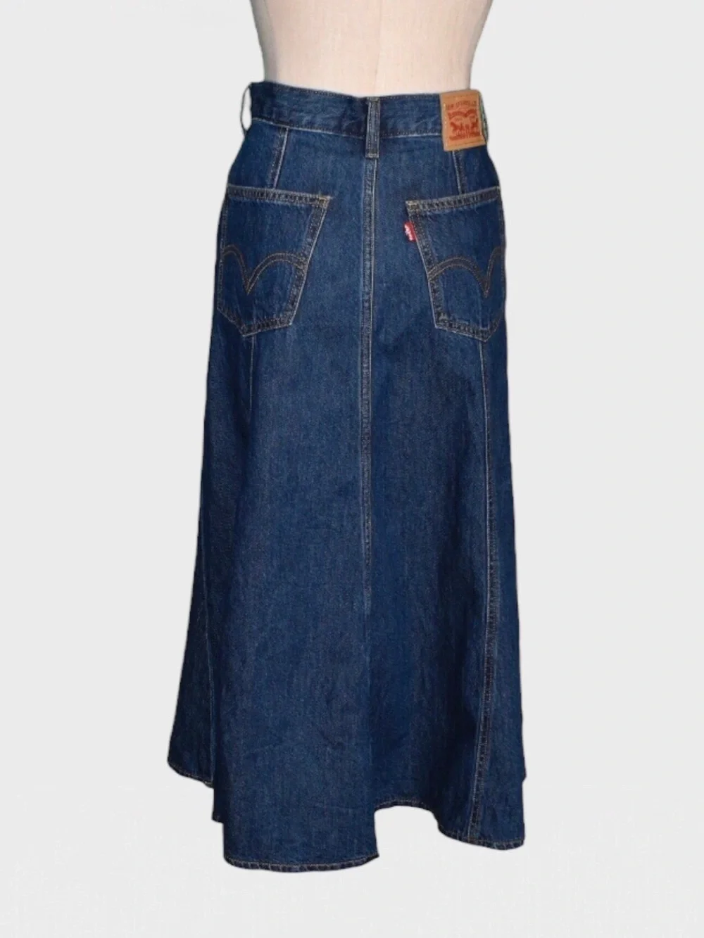 Levi’s Cotton Denim A-Line Skirt